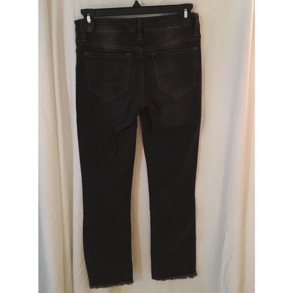 FREE PEOPLE dark gray straight leg ankle jean - Picture 2 of 3